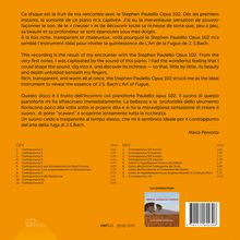 Texte in Französisch, Englisch und Italienisch beschreiben die Faszination eines Pianos. Tracklisten für zwei CDs unten.