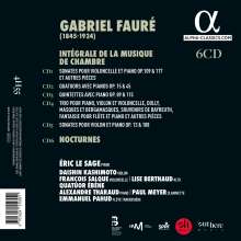 Gabriel Faure (1845-1924): Sämtliche Kammermusik, 5 CDs