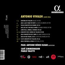 Alpha-Classics Logo, Antonio Vivaldi-Werke, Interpreten: Paul-Antoine Bénos-Djian, Café Zimmermann, Pablo Valetti.