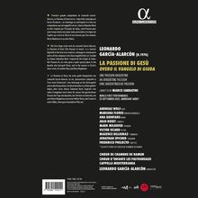 Texte: "LEONARDO GARCÍA-ALARCÓN", "LA PASSIONE DI GESÙ", "UN ARGENTINE PASSION", "WORLD FIRST PERFORMANCE", "23 SEPTEMBER 2022".