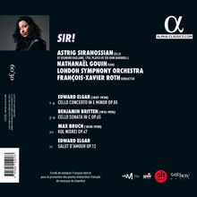 Titel „SIR!“, Künstlerliste: Astrig Siranossian, Nathanaël Gouin, London Symphony Orchestra; Werke von Elgar, Britten, Bruch.