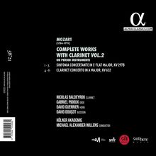 MOZART: COMPLETE WORKS WITH CLARINET VOL. 2. Interpreten sind Nicolas Baldeyrou und die Kölner Akademie.
