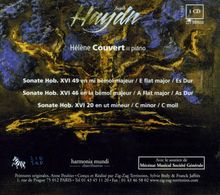 Joseph Haydn (1732-1809): Klaviersonaten H16 Nr.20,46,49, CD