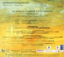 Giovanni Battista Bononcini (1670-1747): La Nemica d'Amore fatta Amante (Serenata a tre), CD