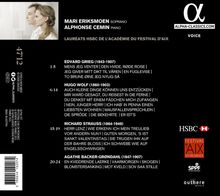 Mari Eriksmoen &amp; Alphonse Cemin - Grieg / Wolf / Strauss / Gröndahl, CD