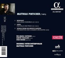 Matthias Pintscher (geb. 1971): Bereshit für großes Ensemble, CD