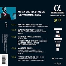 Französische Orchesterwerke (Anima Eterna Brugge), 5 CDs