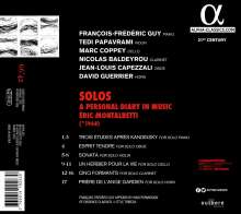 Eric Montalbetti (geb. 1968): Kammermusik "Solos", CD