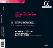 Johann Sebastian Bach (1685-1750): Kantaten BWV 35 &amp; 170, CD