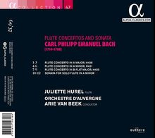 Carl Philipp Emanuel Bach (1714-1788): Flötenkonzerte Wq.166-168, CD