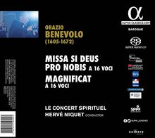 Orazio Benevoli (1605-1672): Missa Si Deus pro nobis (a 16 voci), Super Audio CD