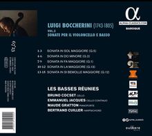 Luigi Boccherini (1743-1805): Sonaten für Cello &amp; Bc, CD
