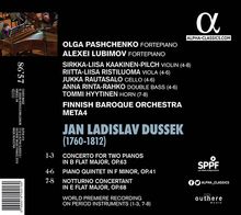 Johann Ludwig Dussek (1760-1812): Konzert für 2 Klaviere &amp; Orchester op.63, CD