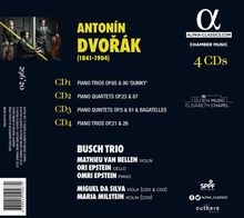 Antonin Dvorak (1841-1904): Sämtliche Kammermusik für Klavier &amp; Streicher, 4 CDs