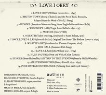 Love I Obey - Englische Lieder, CD