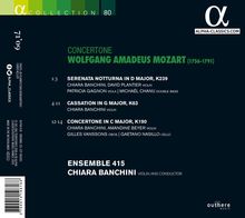Wolfgang Amadeus Mozart (1756-1791): Serenade Nr. 6 "Notturna", CD