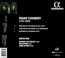 Franz Schubert (1797-1828): Klaviertrios Nr.1 &amp; 2, CD