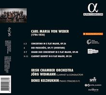 Carl Maria von Weber (1786-1826): Concertino für Klarinette &amp; Orchester Es-Dur op.26, CD
