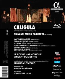 Giovanni Maria Pagliardi (1637-1702): Caligula (Marionetten-Oper), Blu-ray Disc