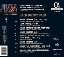 Chouchane Siranossian - Bach before Bach, CD
