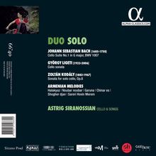 Astrig Siranossian - Duo Solo, CD