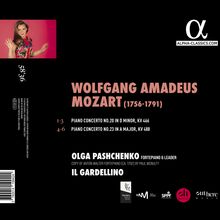 Wolfgang Amadeus Mozart (1756-1791): Klavierkonzerte Nr.20 &amp; 23, CD