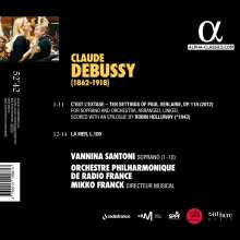 Claude Debussy (1862-1918): Lieder nach Gedichten von Paul Verlaine "C'est l'Extase", CD