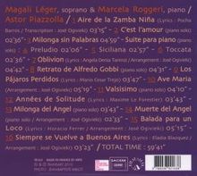 Astor Piazzolla (1921-1992): Lieder &amp; Klavierwerke, CD