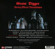 Grave Digger, Heavy Metal Breakdown. Songliste: Headbanging Man, Heavy Metal Breakdown, Back from the War und mehr.
