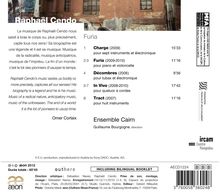 Raphael Cendo (geb. 1975): Furia für Klavier &amp; Cello, CD