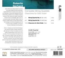 Robert Gerhard (1896-1970): Streichquartette Nr.1 &amp; 2, CD