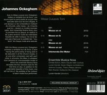 Johannes Ockeghem (1430-1497): Messen in d,e,f,g, 2 CDs