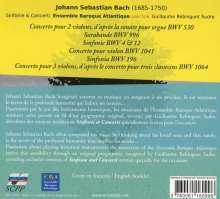 Johann Sebastian Bach (1685-1750): Sinfonias &amp; Concerti, CD