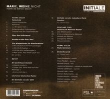 Hanns Eisler (1898-1962): Lieder - "Marie,weine nicht", CD