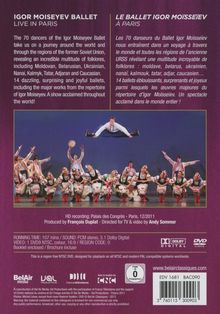 Igor Moiseyev Ballet - Live in Paris, DVD