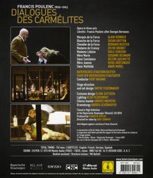 Francis Poulenc (1899-1963): Dialogues des Carmelites, Blu-ray Disc