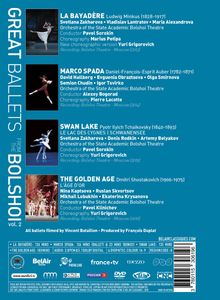 Bolshoi Ballett - Great Ballets From The Bolshoi Vol.2, 4 DVDs