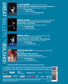 Bolshoi Ballett - Great Ballets From The Bolshoi Vol.2, 4 Blu-ray Discs