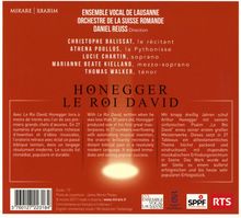 Arthur Honegger (1892-1955): Le Roi David, CD