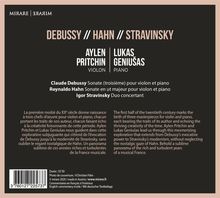 Aylen Pritchin &amp; Lukas Geniusas - Debussy / Hahn / Strawinsky, CD