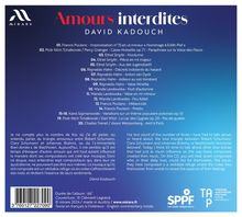 David Kadouch - Amours interdites, CD