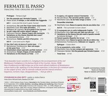 Fermate Il Passo - Tracing the Origins of Opera, CD