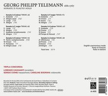 Georg Philipp Telemann (1681-1767): Sonaten für Blockflöte &amp; Bc TWV 41:d3, A5, h5, F3, e11, d4, CD