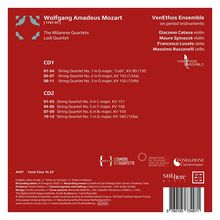 Wolfgang Amadeus Mozart (1756-1791): Streichquartette Nr.1-7, 2 CDs