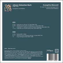 Johann Sebastian Bach (1685-1750): Lautenwerke (Ges.-Aufn.), 2 CDs