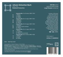 Johann Sebastian Bach (1685-1750): Klavierkonzerte BWV 1052-1056, 1 CD und 1 DVD