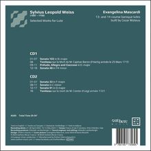 Silvius Leopold Weiss (1687-1750): Lautenwerke, 2 CDs