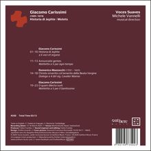 Giacomo Carissimi, Historia di Jephte | Motets. Voces Suaves, Michele Vannelli. A592, Total Time 63:13.