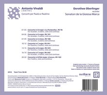Antonio Vivaldi (1678-1741): Flötenkonzerte RV 95,101,108,163,442-444, CD