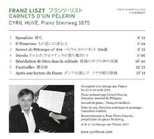 Franz Liszt (1811-1886): Klavierwerke "Carnets D'Un Pelerin", CD